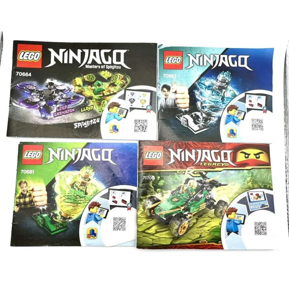 LEGO Ninjago Booklet Lot Manuals Only